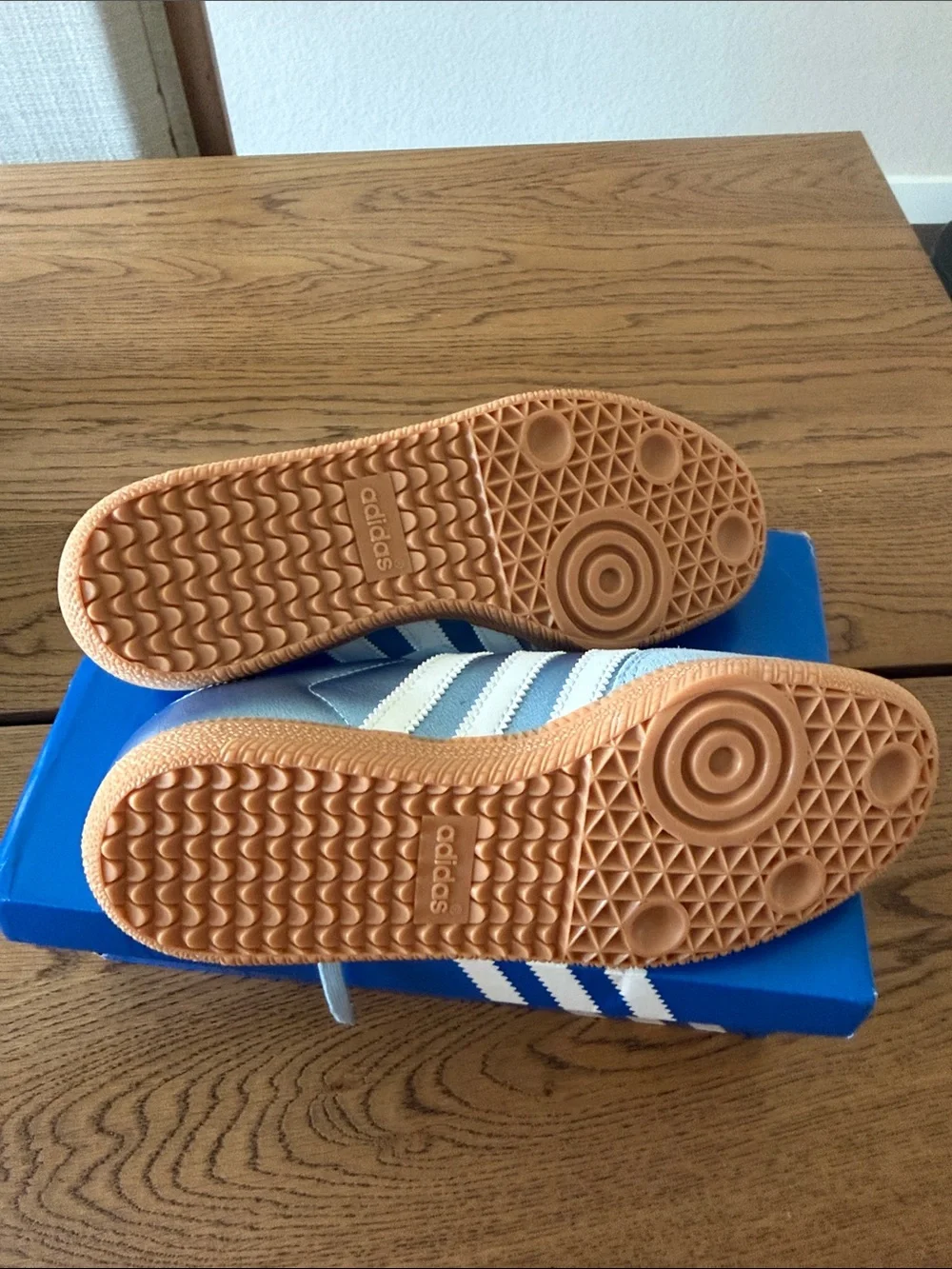 New Adidas Kids Samba OG Shoes in Light Blue